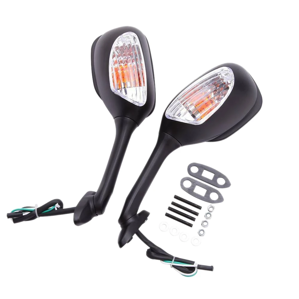 

Motorcycle Rearview Mirror LED Turn Signal Rearview Mirror for Suzuki GSXR 600 750 2006 -2010 1000 2005-2007 K6 K7 K8