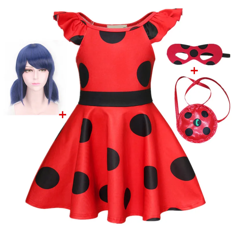 

Детские костюмы Fantasia redbug Reddy, детское платье для косплея, платья для рождественской вечеринки, Детский костюм Красных жуков для девочек, кос...