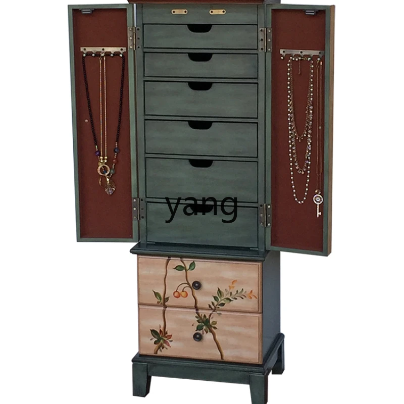 Yjq Средиземноморский окрашенный Ретро органайзер для хранения в маленькой