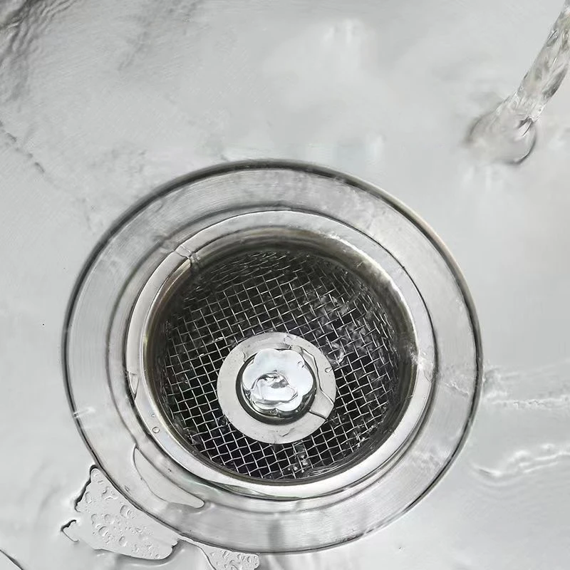 Сетчатый фильтр для кухонной раковины из нержавеющей стали в ванную комнату