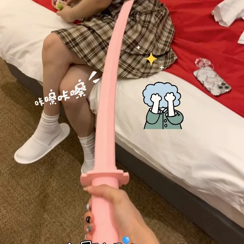 

3D Gravity Knife Katana Stretchable Cos Decompression Creative Retractable Katana Toy 3D Printing Gravity Sword Gifts New
