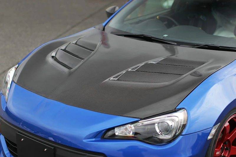 Капот для Subrau FT86 BRZ VRS1 с вентиляцией из углеродного волокна