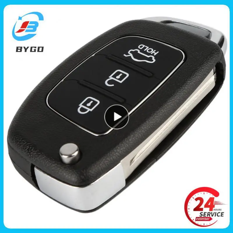 

1~10PCS Dandkey 3 Buttons Flip Remote Car Key Case For Hyundai Solaris Verna ELANTRA Santa Fe i10 i20 i30 i35 i40 IX35 IX45 Key