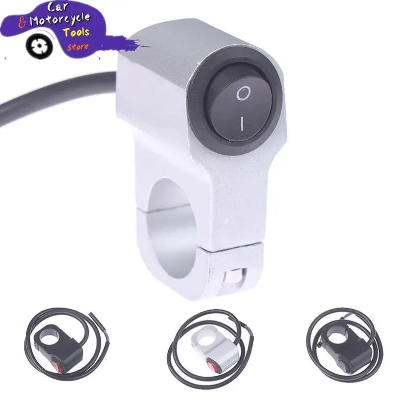 

Переключатель для передней фары на руль 22 мм и 3 провода для мотоцикла 7/8 дюйма 16 А, водонепроницаемые переключатели из алюминиевого сплава
