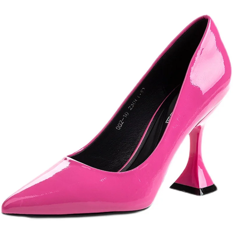 

Ботинки женские серебристые, туфли-лодочки на высоком каблуке, ботинки для ночных клубов, банкетная обувь, Винные ботинки на красном высоко...