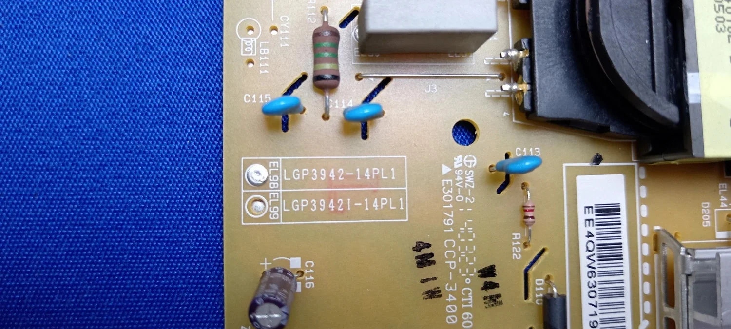 EAX65423701(2.0) REV2.0 LGP3942-14PL1 для 39Lb561V 39Lb561V-Ze Lcd Телевизор Lg Плата питания (Power Board) арт. 13114