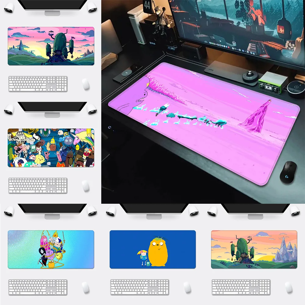 Коврик для мыши с рисунком A-Adventure Time HD печать компьютерный геймерский
