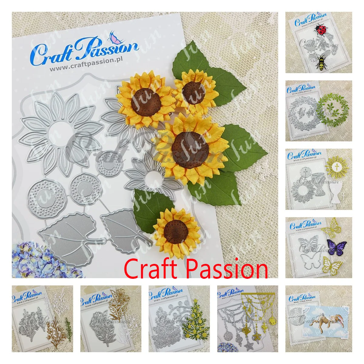 

Metal Cutting Dies Diy Handmade Embossing Stencil 2023 New Sunflowers and Leaves Making Scrapbooking Greeting Card Decoration
