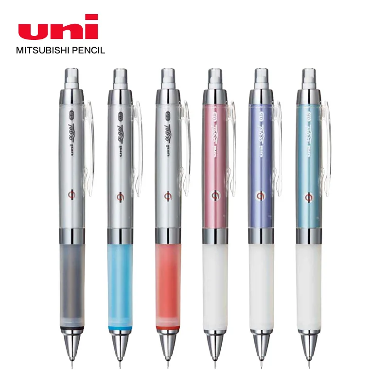 

Japan UNI M5-858GG 0.5mm Automatic Pencil Rotation Anti-fatigue Mechanical Pencils Soft Comfortable Pen Grip Student Stationery