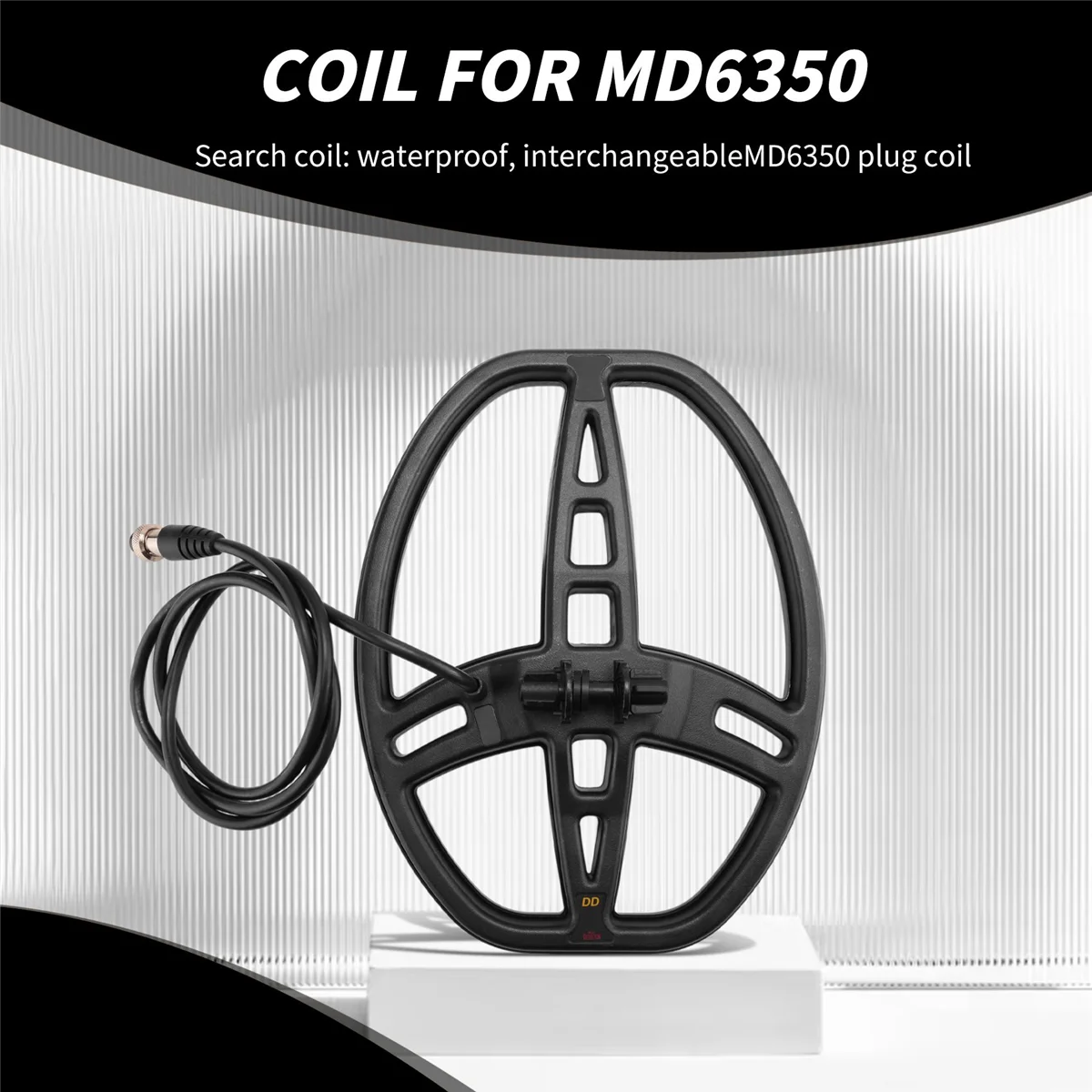 Профессиональная подземная катушка для металлоискателя MD6350 водонепроницаемая