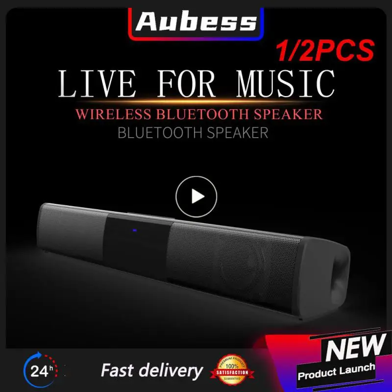 1/2PCS Soundbar TV Portable bluetooth-compatible Speaker Sound bar Wireless Column Music Home Theater Sound System RCA AUX For