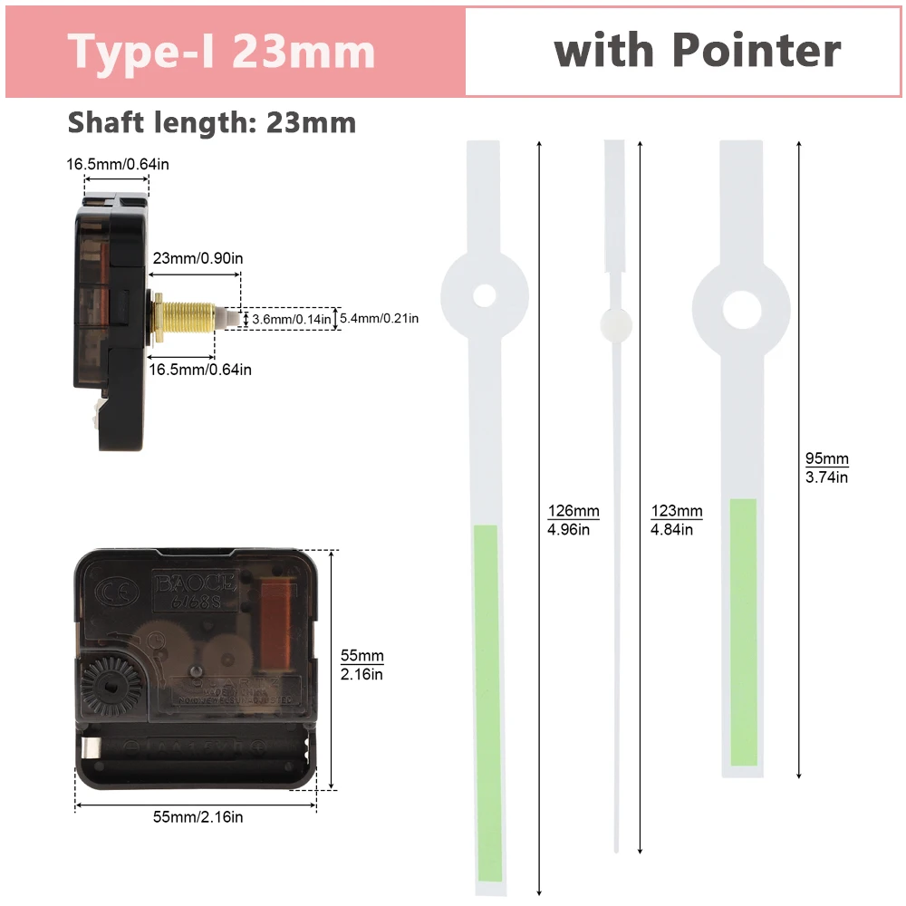 

Бесшумный кварцевый механизм для настенных часов