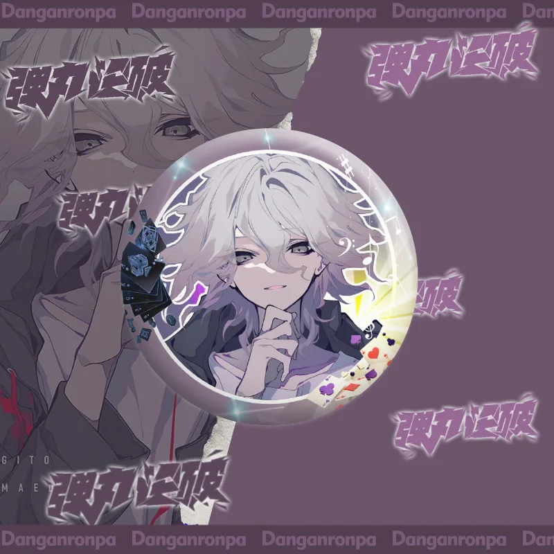 Danganronpa аниме фигурки Celestia Ludenberck komaeda nagito Enoshima Junko модный металлический значок
