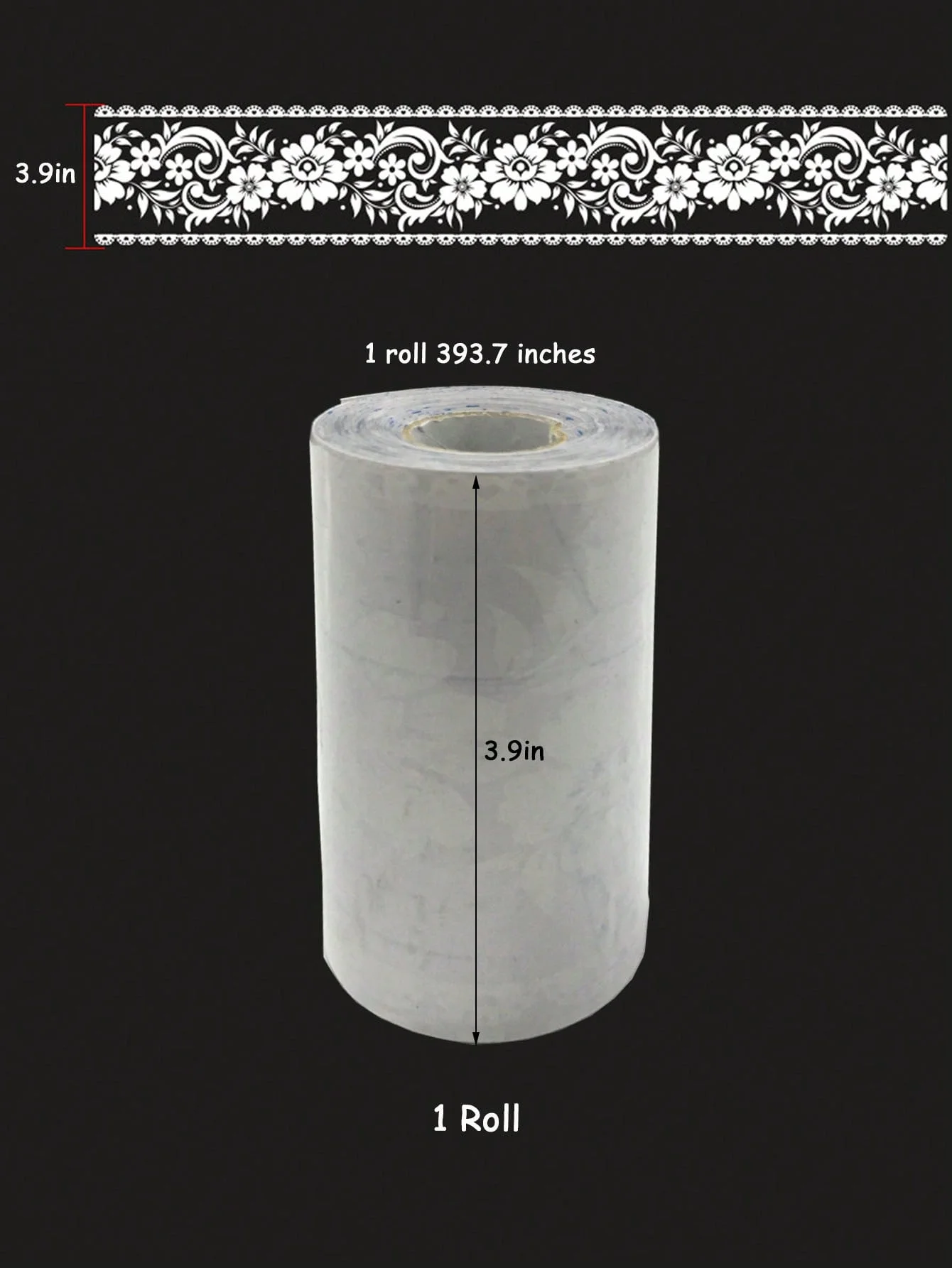 1 рулон наклеек для обоев Прозрачная Кружевная наклейка на окно самоклеящиеся