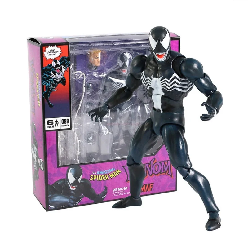 

15cm Marvel Hero Spider Man Venom Stealth Suit The God Of Thunder Thor Movable Action Figure Collectible Pvc Model Children Toys