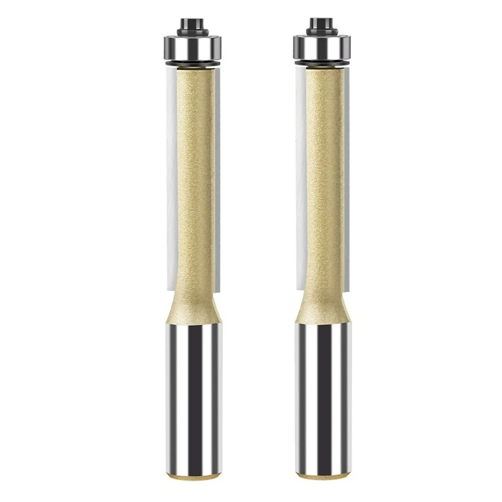 

Metal Router Bits 1/2 12mm Shank 1/2*1/2 12*1/2 For Hand Making For Solid Wood Laminate Plywood Trimming With Bearing