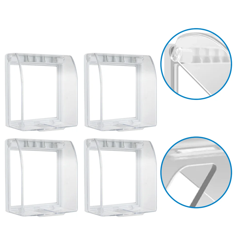 

Waterproof Cover Outlet Covers Splash-Proof Socket Power Supply Protector Bathroom Plug Light Guard Electrical Exterior