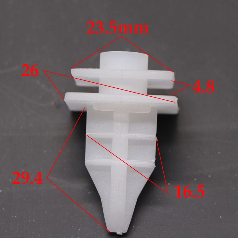 

10Pcs Car Bumper Clips Plastics Fasteners Fit For Mazda M2 M3 M6