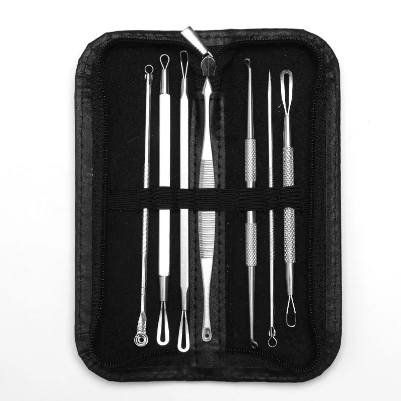 

Hot Koop Rvs Extractor Mee-eter Remover Naalden Acne Puistje Smet Behandelingen Gezicht Huidverzorging Sets Beauty Tools