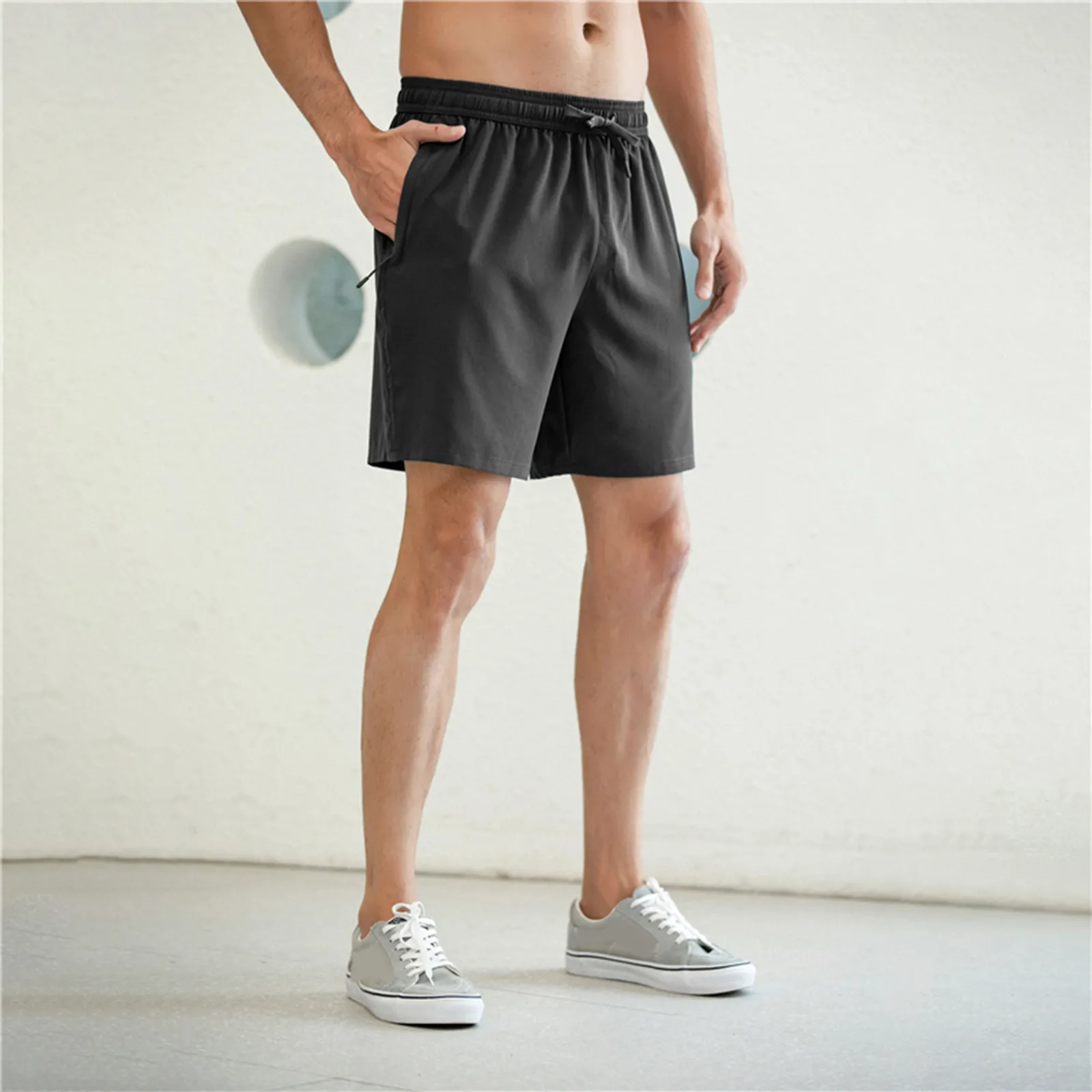 Мужские летние модные повседневные пляжные шорты на шнуровке Без ...