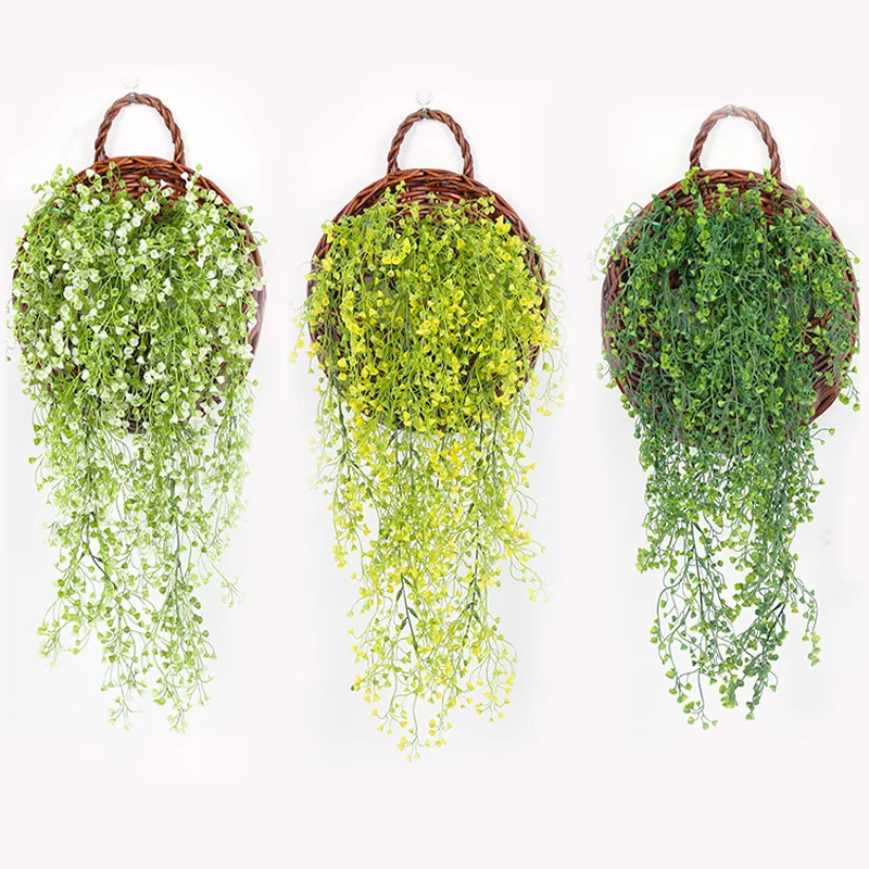 

85CM Artificial Fake Silk Flower Vine Hanging Garland Plant Home Garden Wedding Decor Fake Flowers Artificial Plants