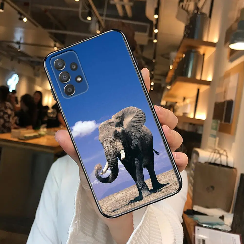 Чехол для телефона с изображением слона Samsung Galaxy A70 A50 A51 A71 A52 A40 A30 A31 A90 A20E 5G a20s |