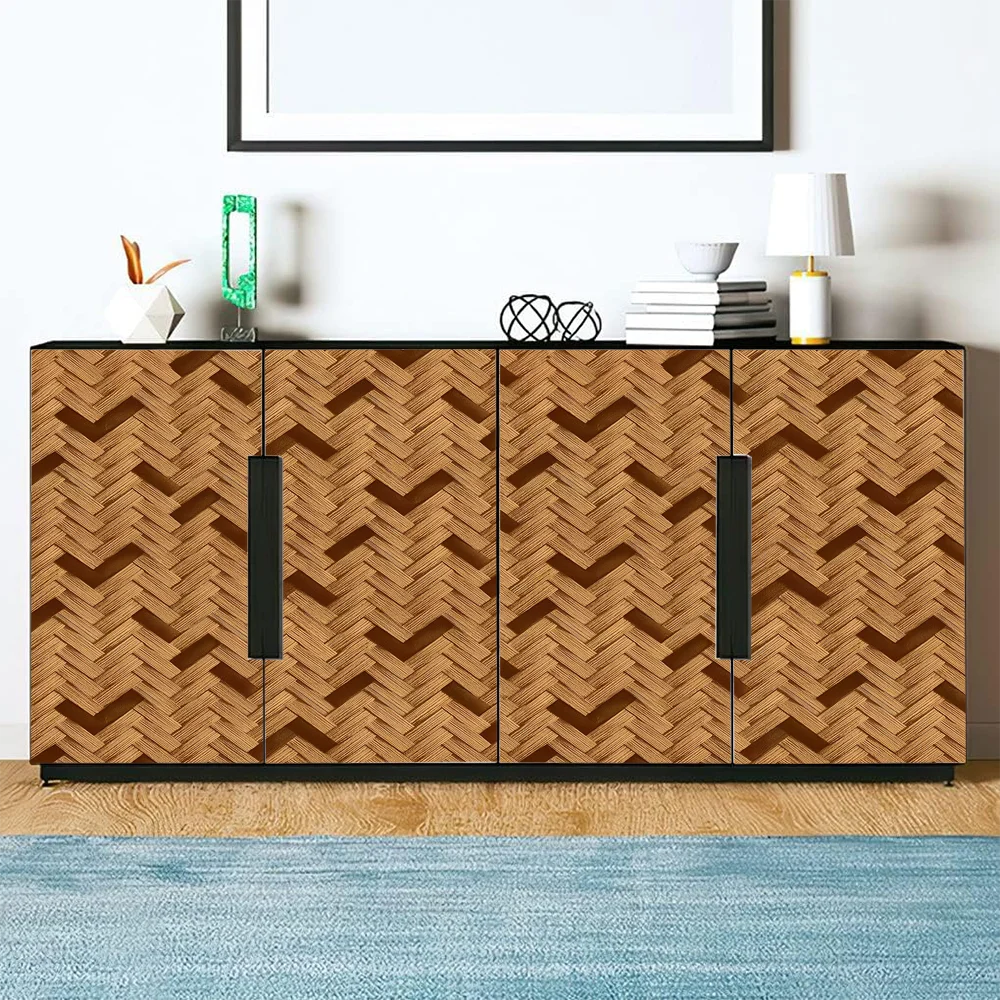 Самоклеящиеся водостойкие съемные обои из ПВХ виниловые новые бамбуковые