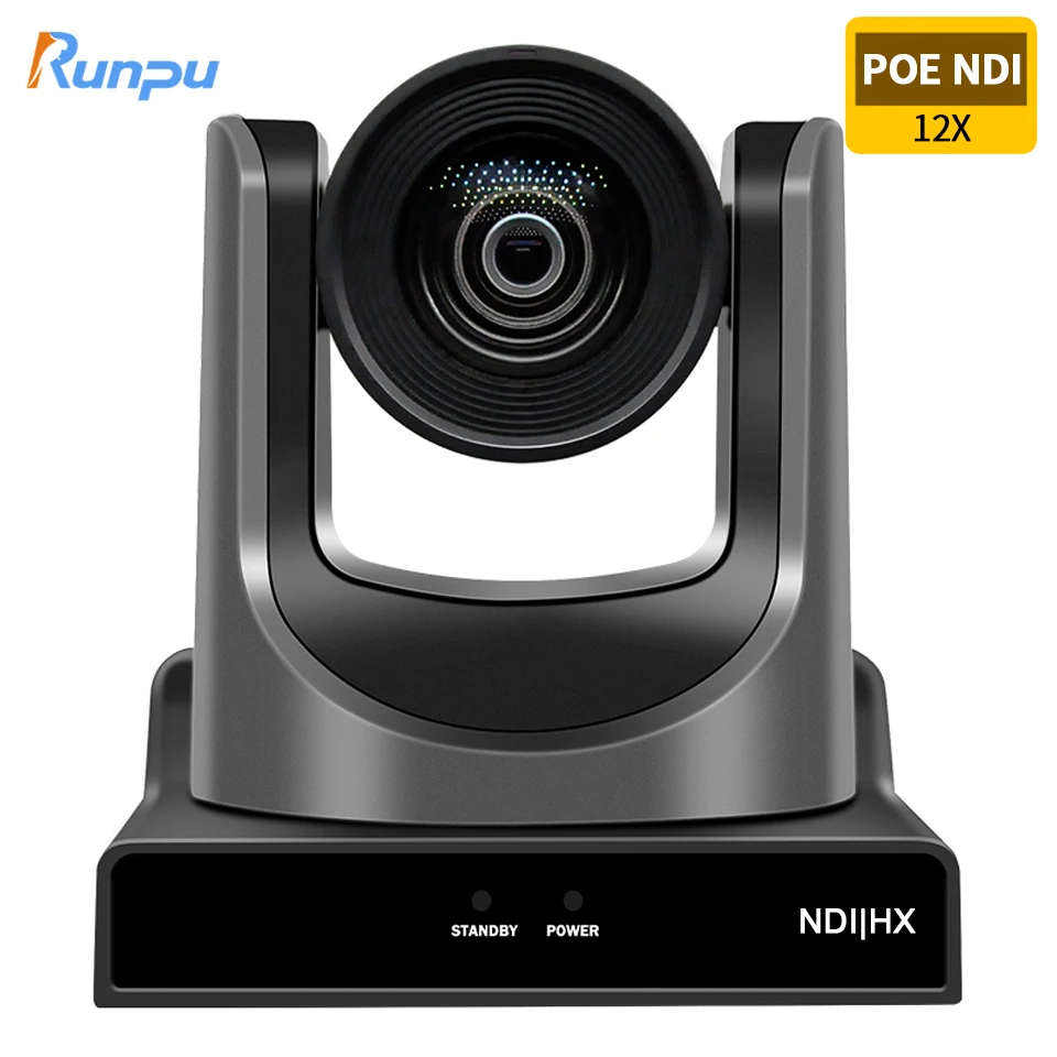 

2022 Professional NDI HX POE IP 1080P Broadcast HDMI 12X Zoom PTZ Camera SDI USB for Live Events/Live Streaming/Zoom Meetings