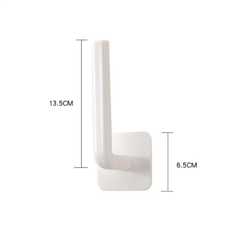 L-Shape Punch-Free Hook Wall Mounted Cloth Hanger For Coats Hats Towels Clothes Kitchen Rack Roll Bathroom Holder