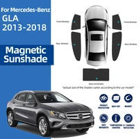 for mercedes benz gla x156 2013 2020 front windshield car sunshade shield rear side window sun shade visor magnetic curtain