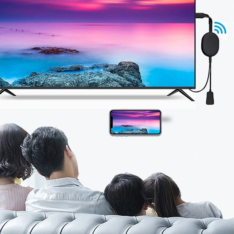 Литой адаптер для проектора смартфона к телевизору Wi-Fi дисплей подключи и