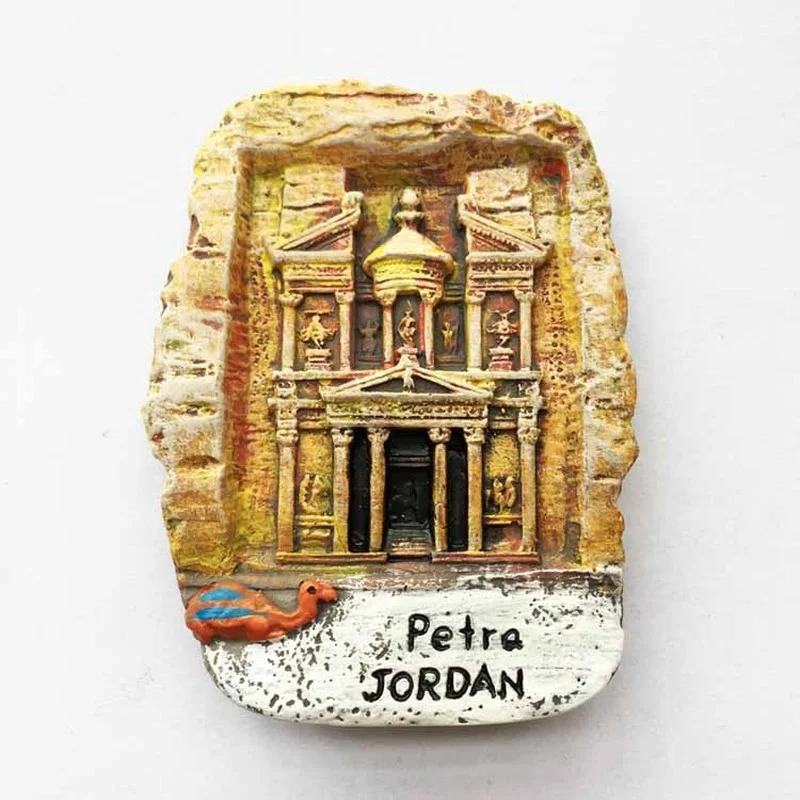 Jordan Travelling Souvenirs Fridge Magnets the Hidden City of Petra Tourism Souvenirs Fridge Stickers Home Decor Wedding Gifts