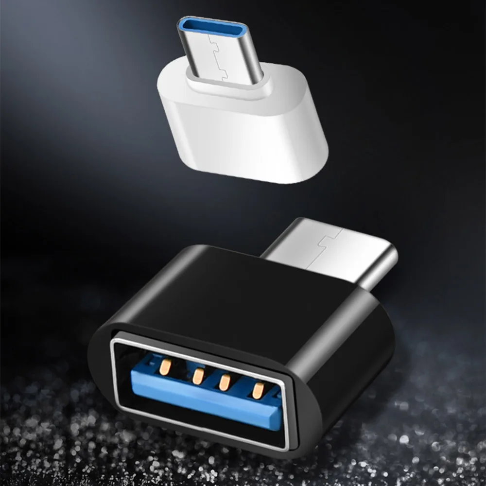 

Переходник с Type C на USB3.0 с индикатором OTG для стандартных адаптеров USB C