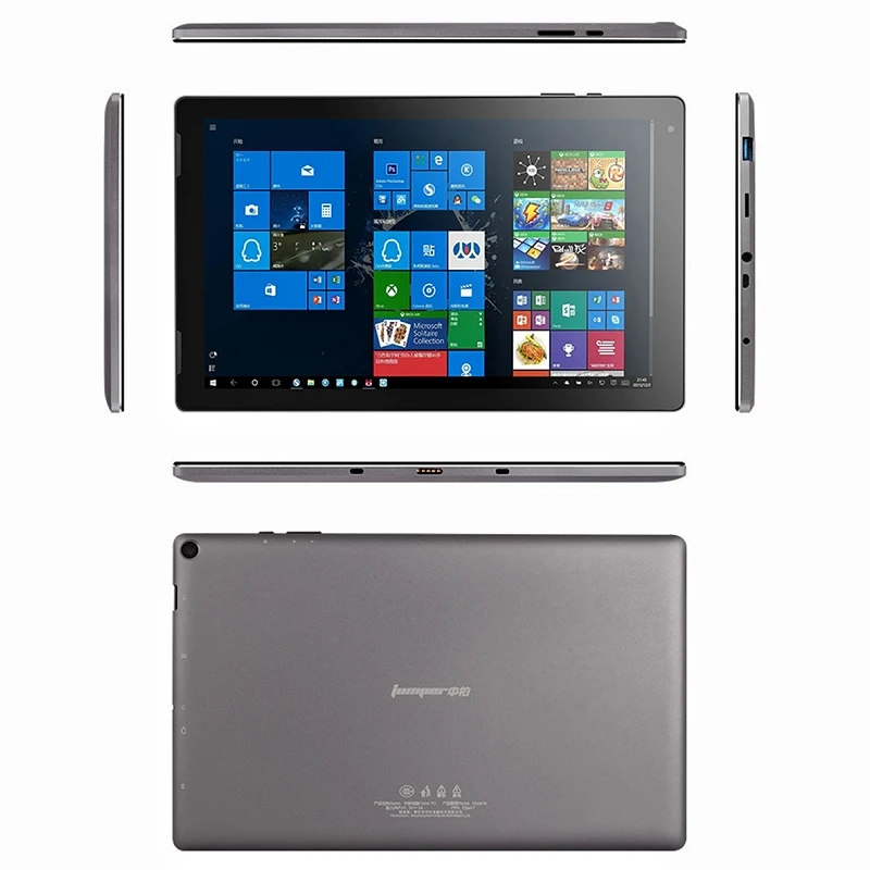 Фото EZPAD 10,1-дюймовый планшетный ПК с Windows 10, 4 ГБ DDR RAM, 64 ГБ ПЗУ, 64 бит, четырехъядерный процессор Intel Z8350, FHD 1920 x 1200 IPS, 6500 мАч, порт HDMI №1