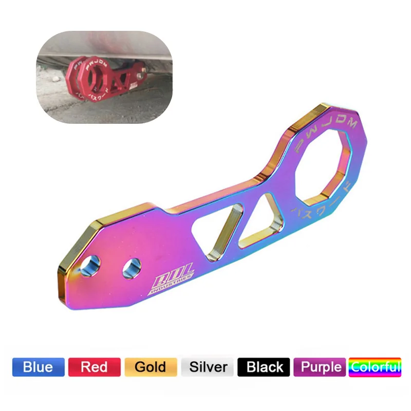 

JDM Style Racing Rear Tow Hook Aluminum Alloy Rear Tow Hook For Honda Civic RS Applicable to Toyota, Honda, Chevrolet, Ford,etc