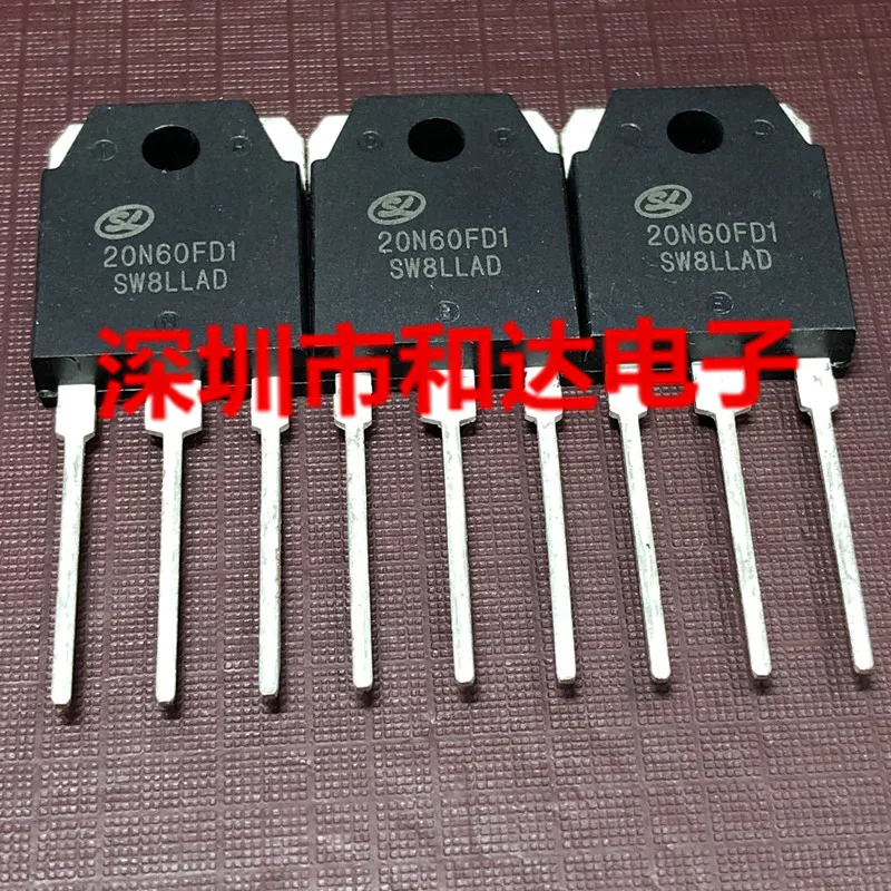 

5PCS-10PCS 20N60FD1 SGT20N60FD1PN TO-3P 600V 40A ON STOCK NEW AND ORIGINAL