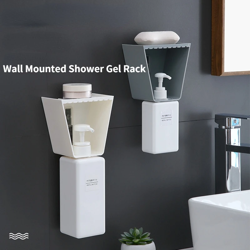 

Punch-free Bathroom Shampoo Shower Gel Wall Cleaning Rack Supplies Bathroom Accessories Household Supplies