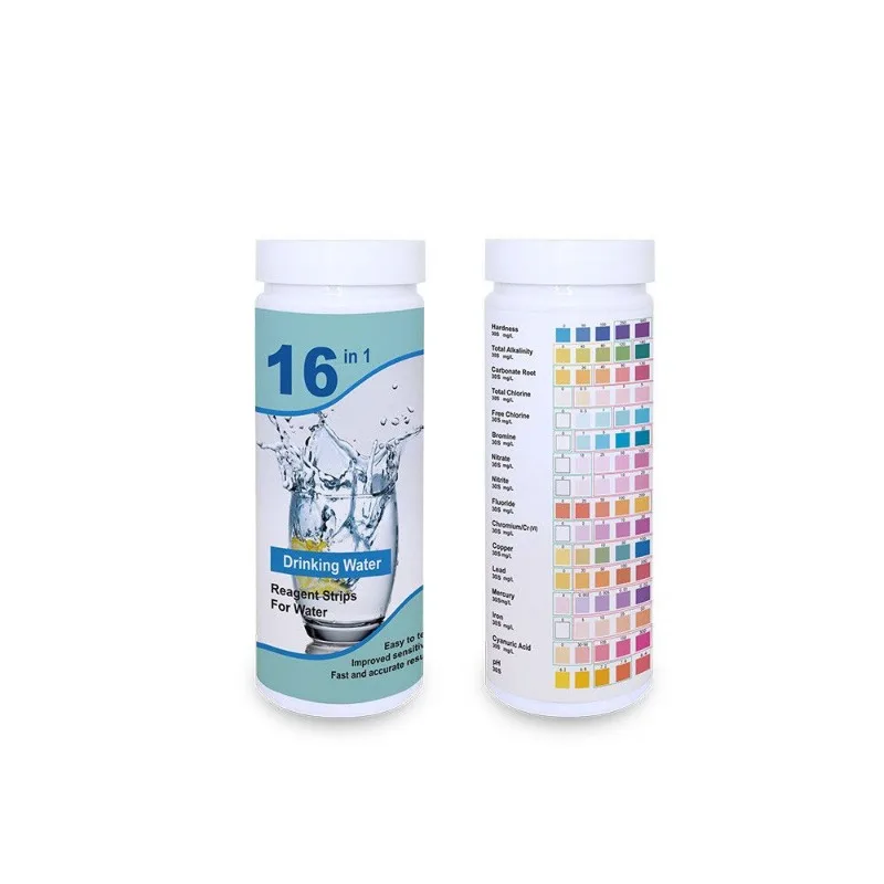 

16 In 1 Premium- Drinking Water Test Kits,50 Strips Homes Water Quality Test,Well- and Tap Water, Easy Testing