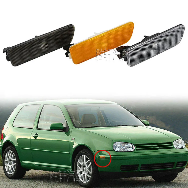 Габаритные огни для переднего бампера указатели поворота VW Jetta GOLF MK4 1999-2005 левый и