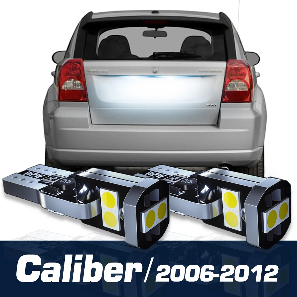 

2pcs LED License Plate Light Canbus Accessories For Dodge Caliber 2006 2007 2008 2009 2010 2011 2012