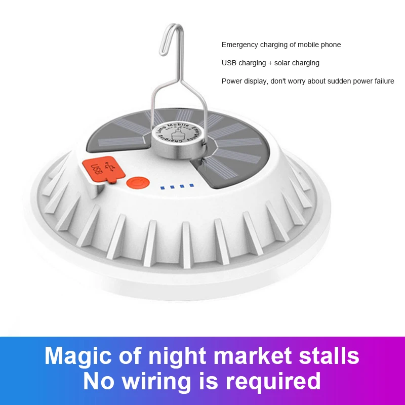 

Пульт дистанционного управления, водонепроницаемый, энергосберегающий, прочный, удобный в использовании портативный фонарь с солнечной батареей