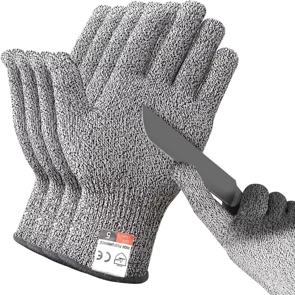 

HPPE Level 5 Safety Anti Cut Gloves High-strength Industry Kitchen Gardening Anti-Scratch Anti-cut Glass Cutting Multi-Purpose