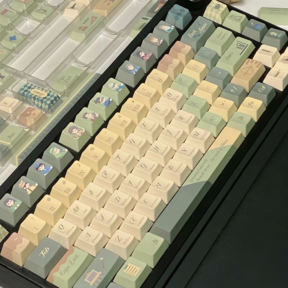 MBTI индивидуальная Клавиатура Cherry EOA Pbt для механической клавиатуры элегантная