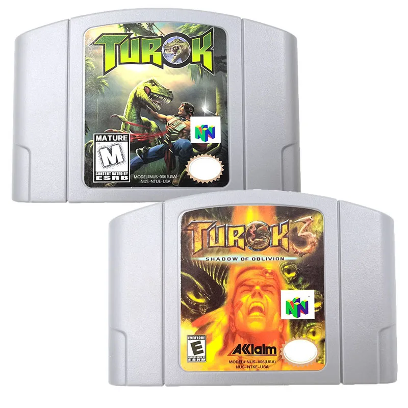 

TUROK Dinosaur Hunter Series N64 Game Card Series American Edition and Japanese Animation Superior Quality Toys Gifts.