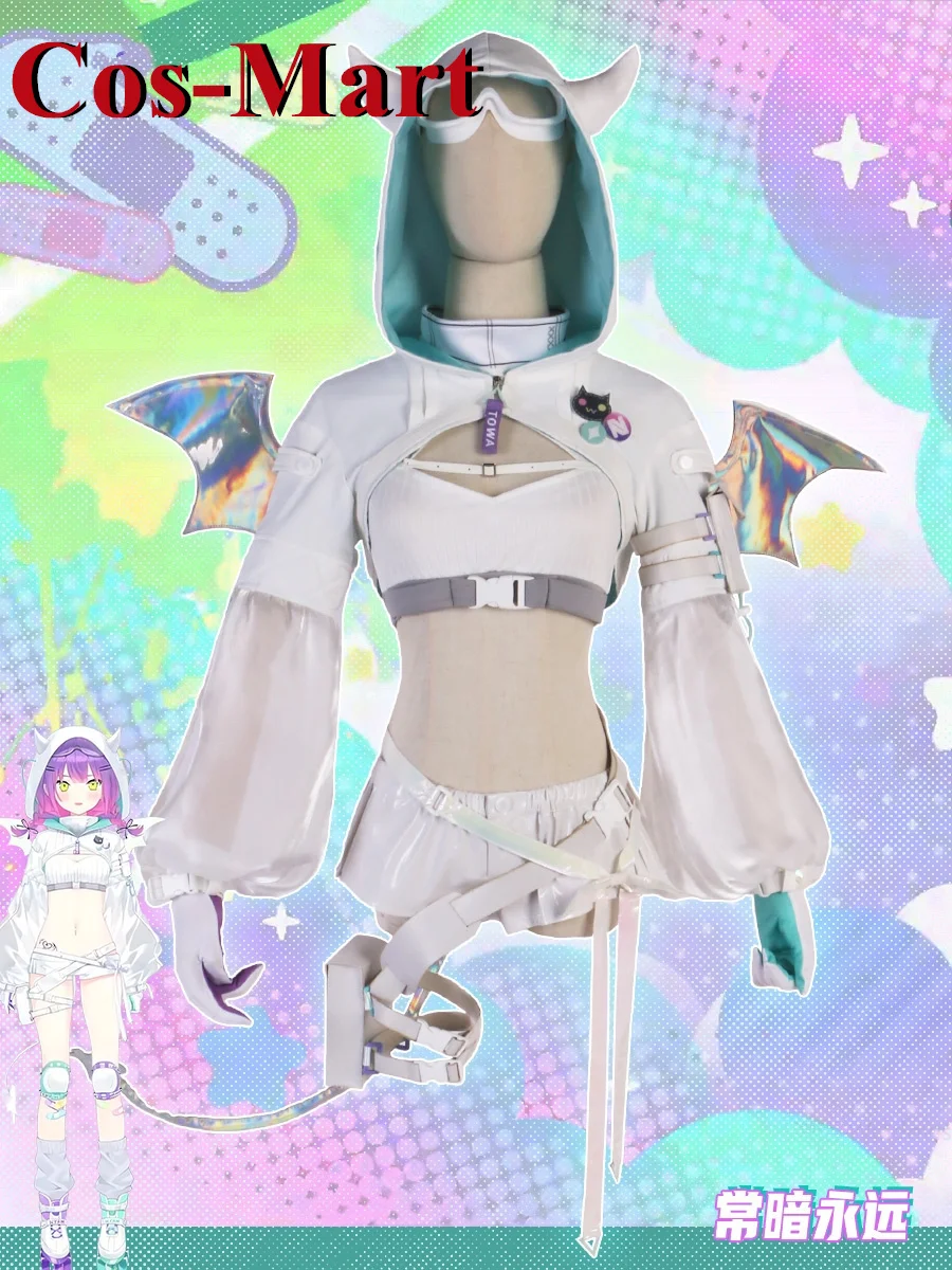 Cos-Mart горячая игра виртуальный YouTuber Vtuber VSPO Tokoyami Towa карнавальный костюм