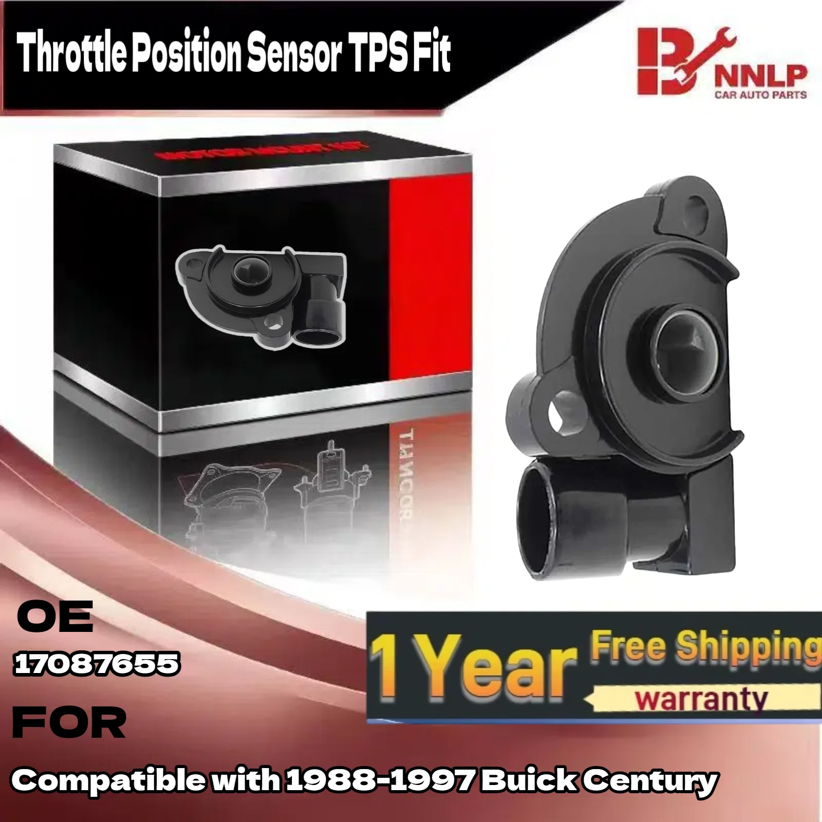 Фото Датчик положения дроссельной заслонки TPS подходит для Oldsmobile Pontiac Isuzu Chevrolet Buick 17087655 №1