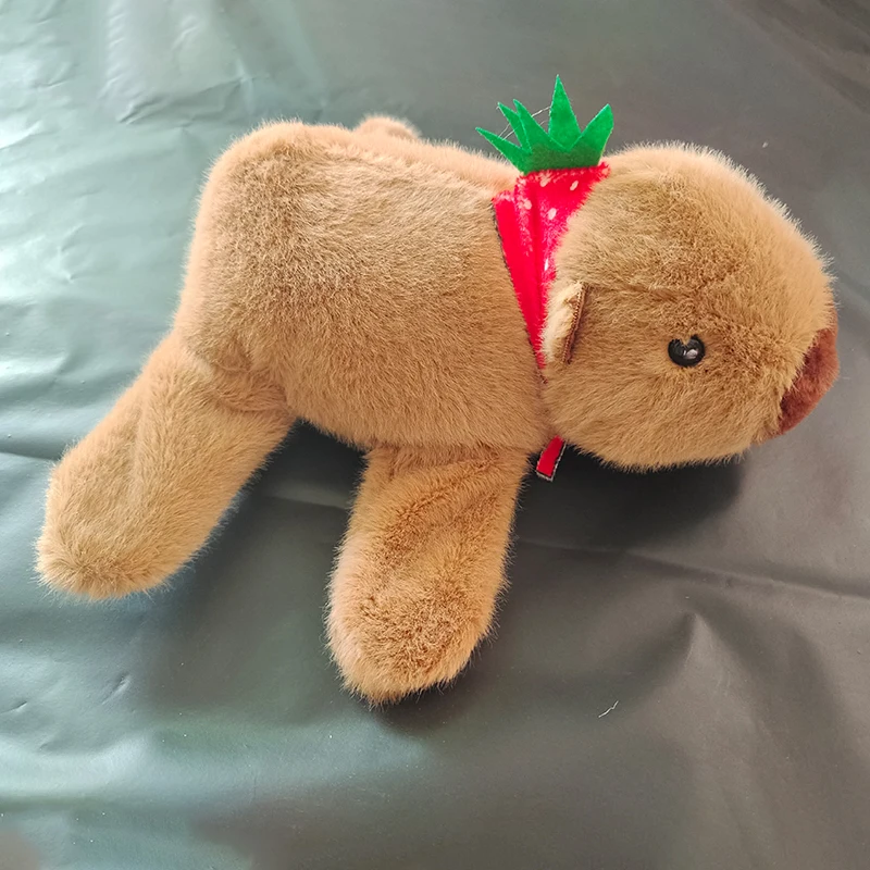 Капибара плюшевая кукла хлопающий круг игрушки пощечина браслет пушистая