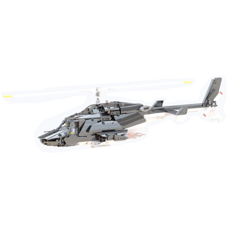 1039 шт. Детский вертолет Airwolf Bell 222