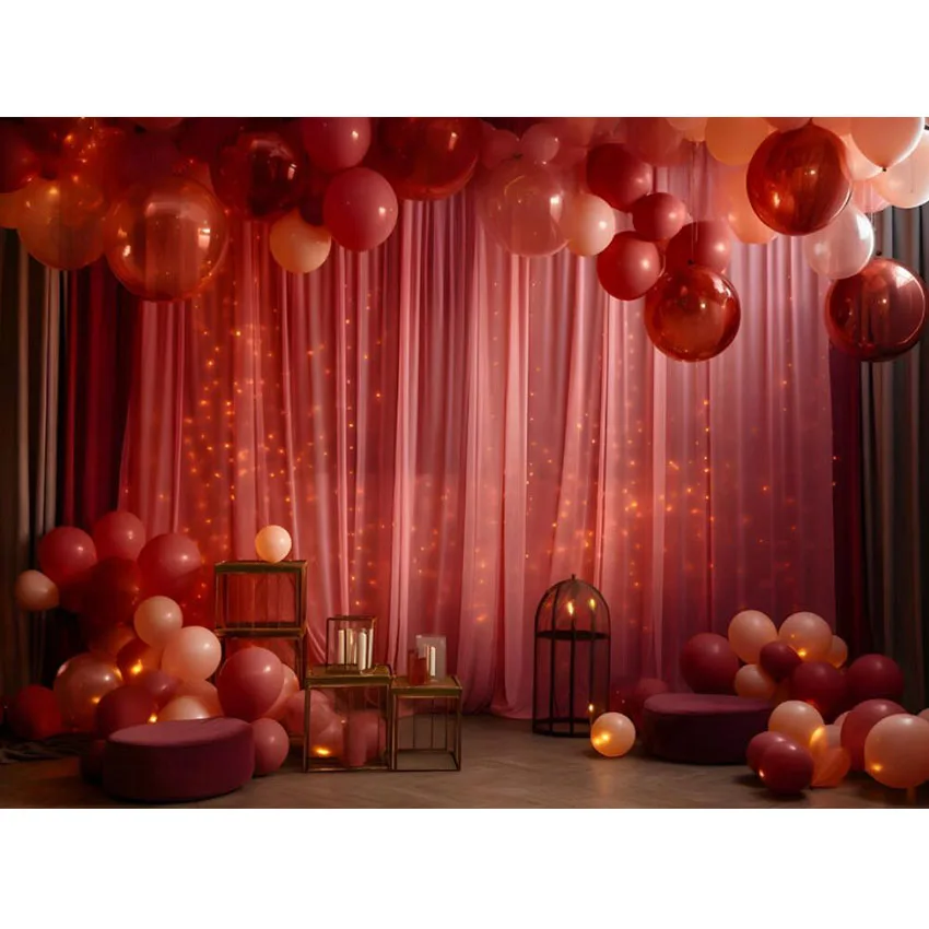 Фон для фотосъемки с изображением воздушных шаров