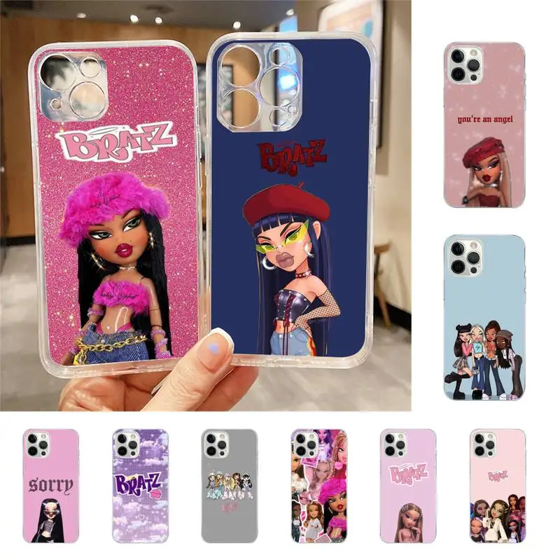 

Lovely Doll Bratz Phone Case For Iphone 7 8 Plus X Xr Xs 11 12 13 Se2020 Mini Mobile Iphones 14 Pro Max Case